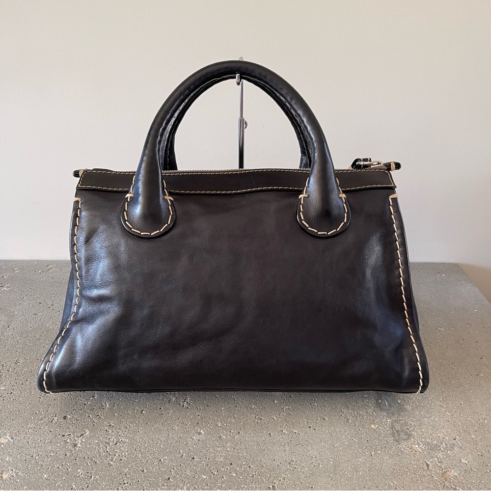 CHLOE EDITH Medium Leather Shoulder Bag - Picture 6 of 15